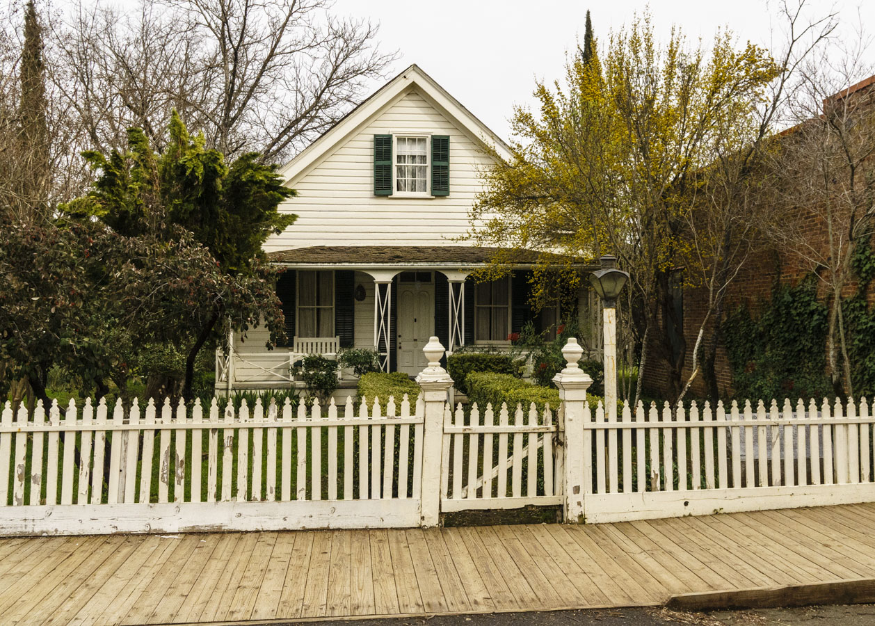 Old House With Wood Walkway