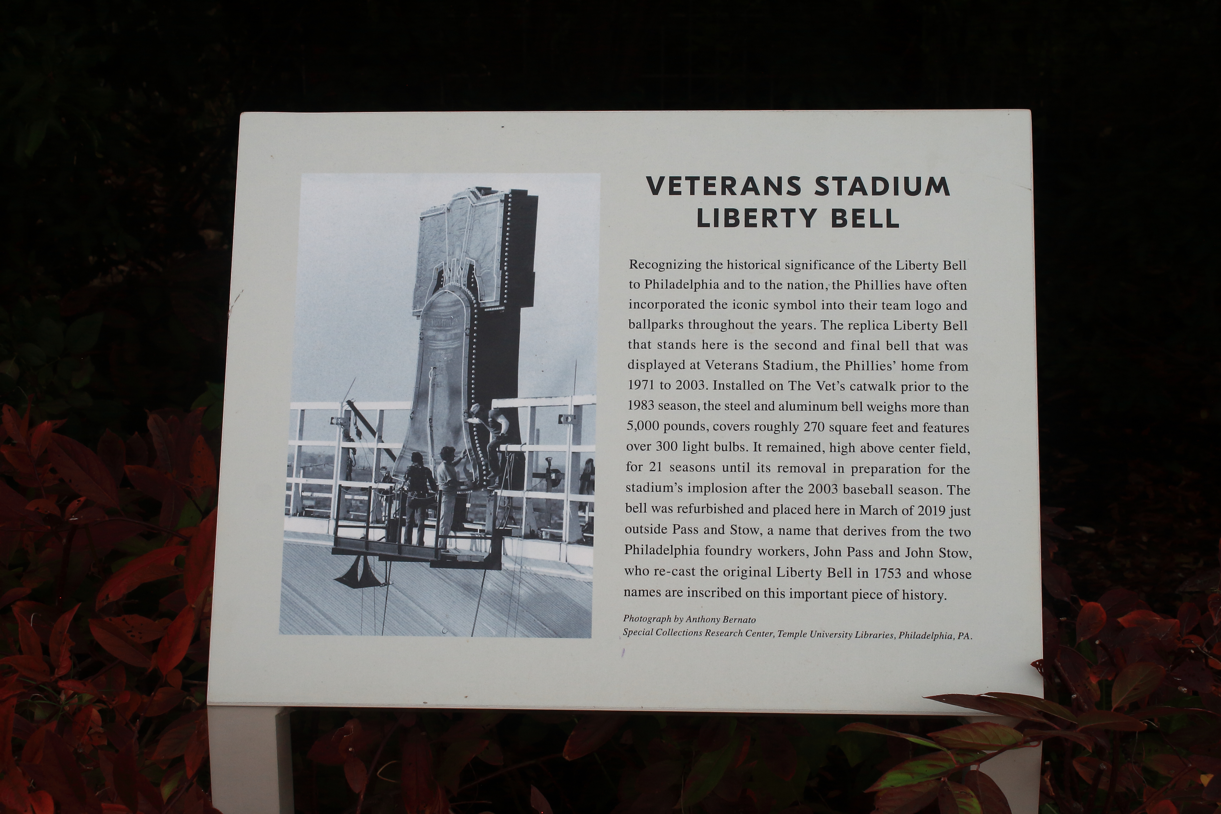 CBP Liberty Bell plaque