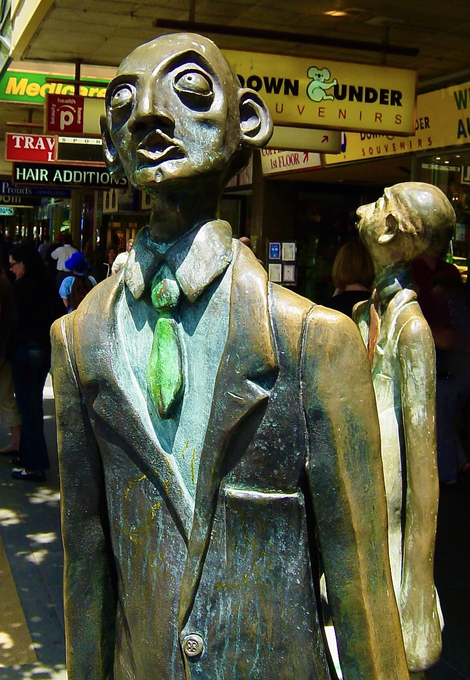 Statuary Group Elisabeth Street City of Melbourne 