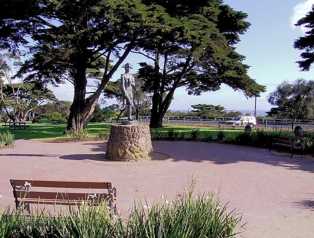 Statue of Captain Mathew Flinders Royal Navy Officer, Navigator and Cartographer