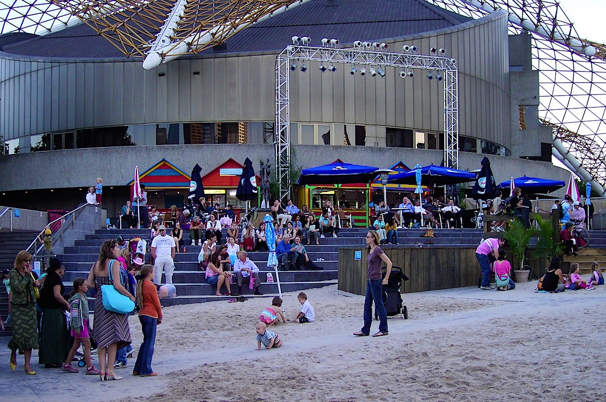 Beach in the middle of the City