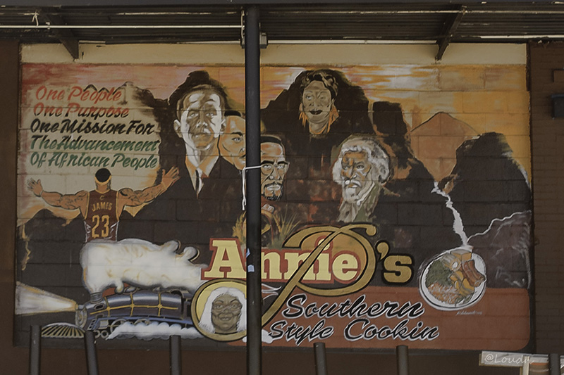 Annie P's + Black Wallstreet Cafe (detail)