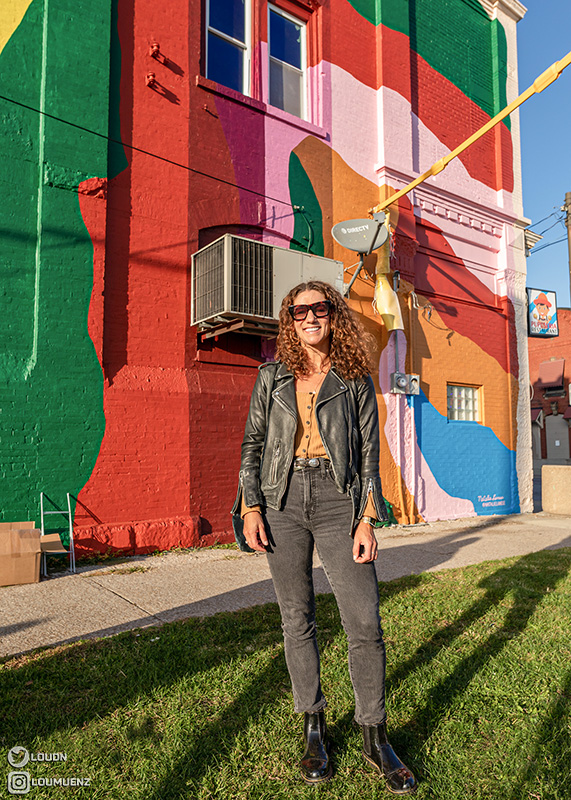 Natalie Lanese Mural 'Glacial Caves' + Late Nite Records