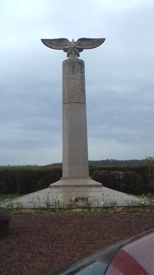 MONUMENT TO THE SOMME . FRANCE . 2 . 4 . 2019