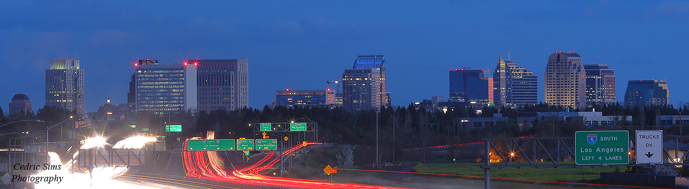 I-5 & Sacramento Skyline 2024 