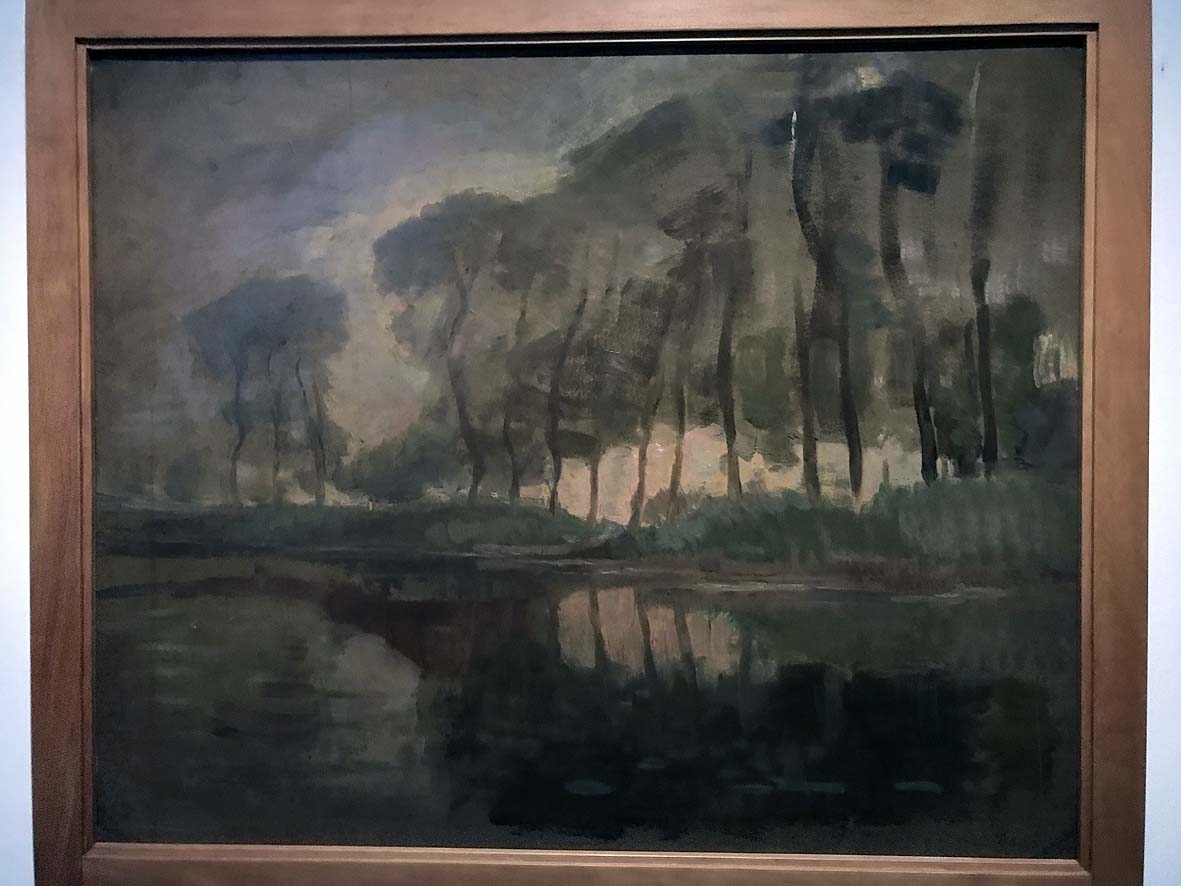 Bend in the Glein with Poplars (1907) - Piet Mondrian - 2655