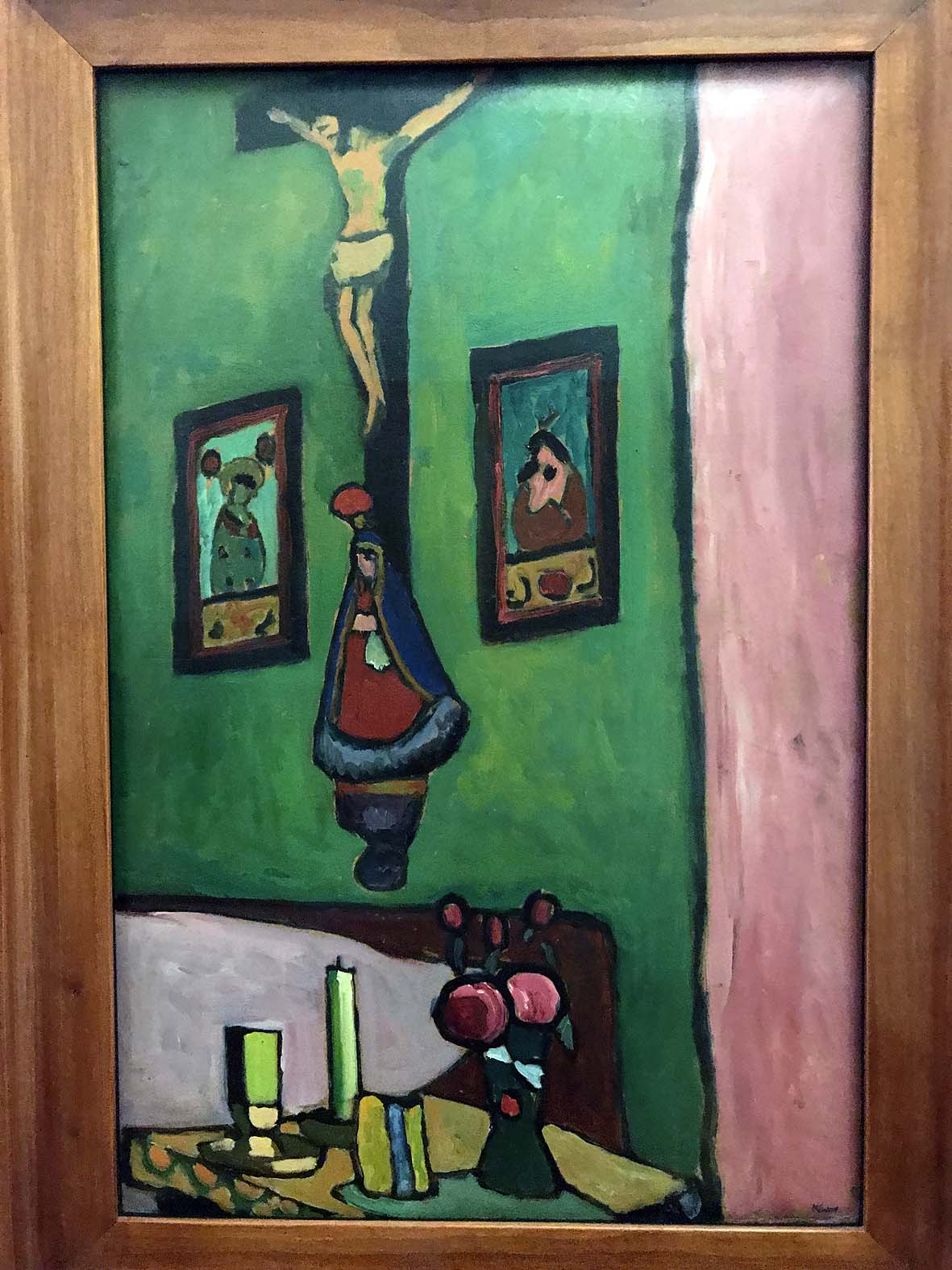 Still Life with Devotional Corner (1909-1910) - Gabriele Mnter - 2667