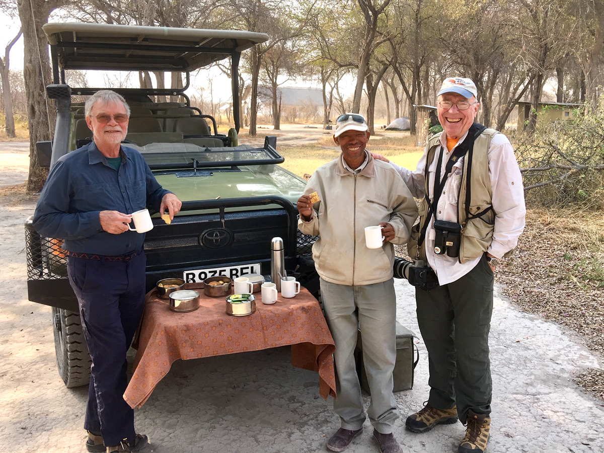 Coffee Break, Nxai Pan NP, 29 Sep 2018