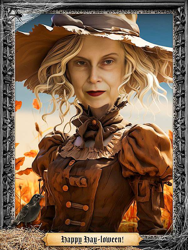 Kristina at Halloween