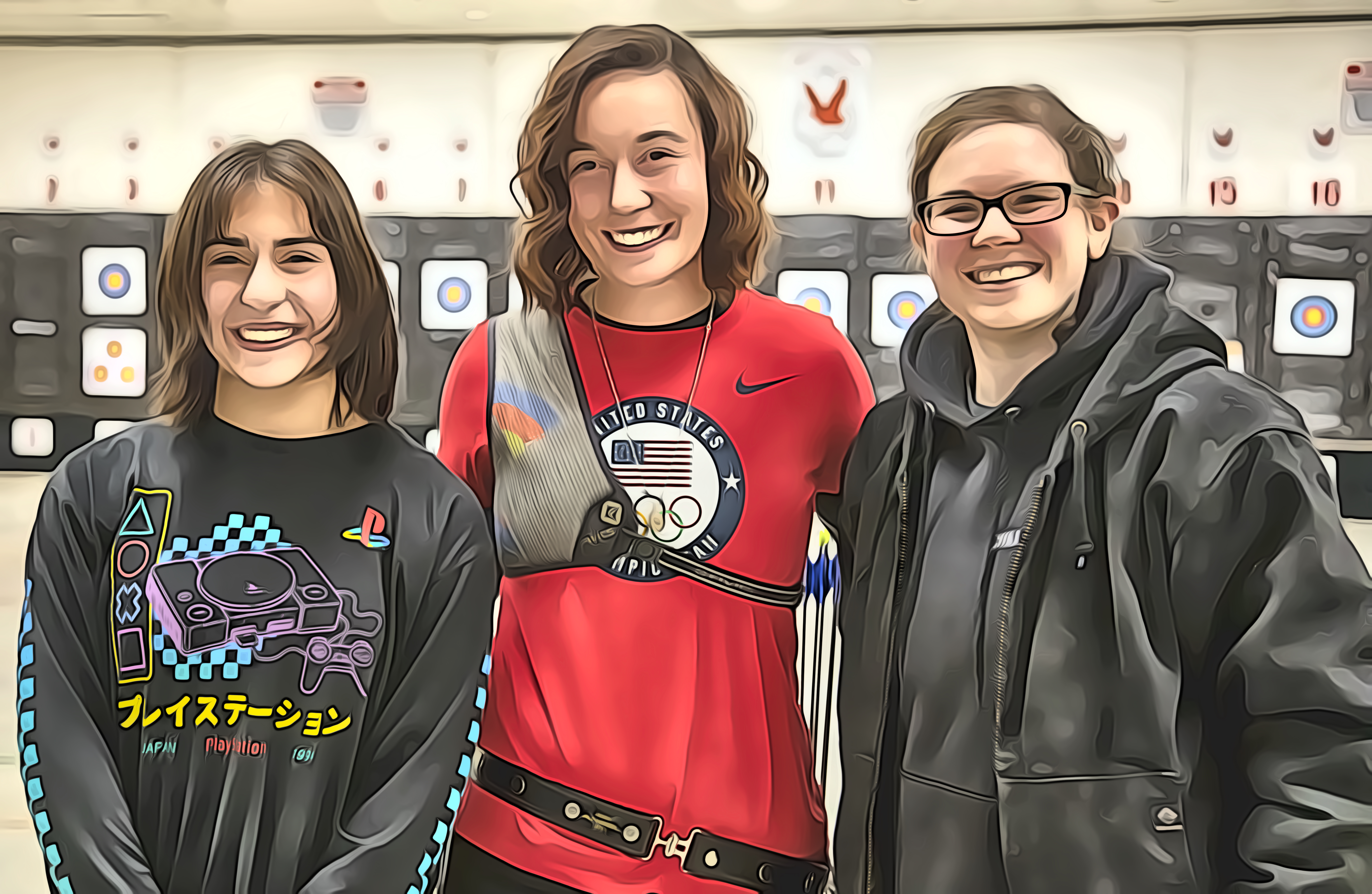 Kat Fedosh, Olympian Casey Kaufhold and Marissa Scalzo