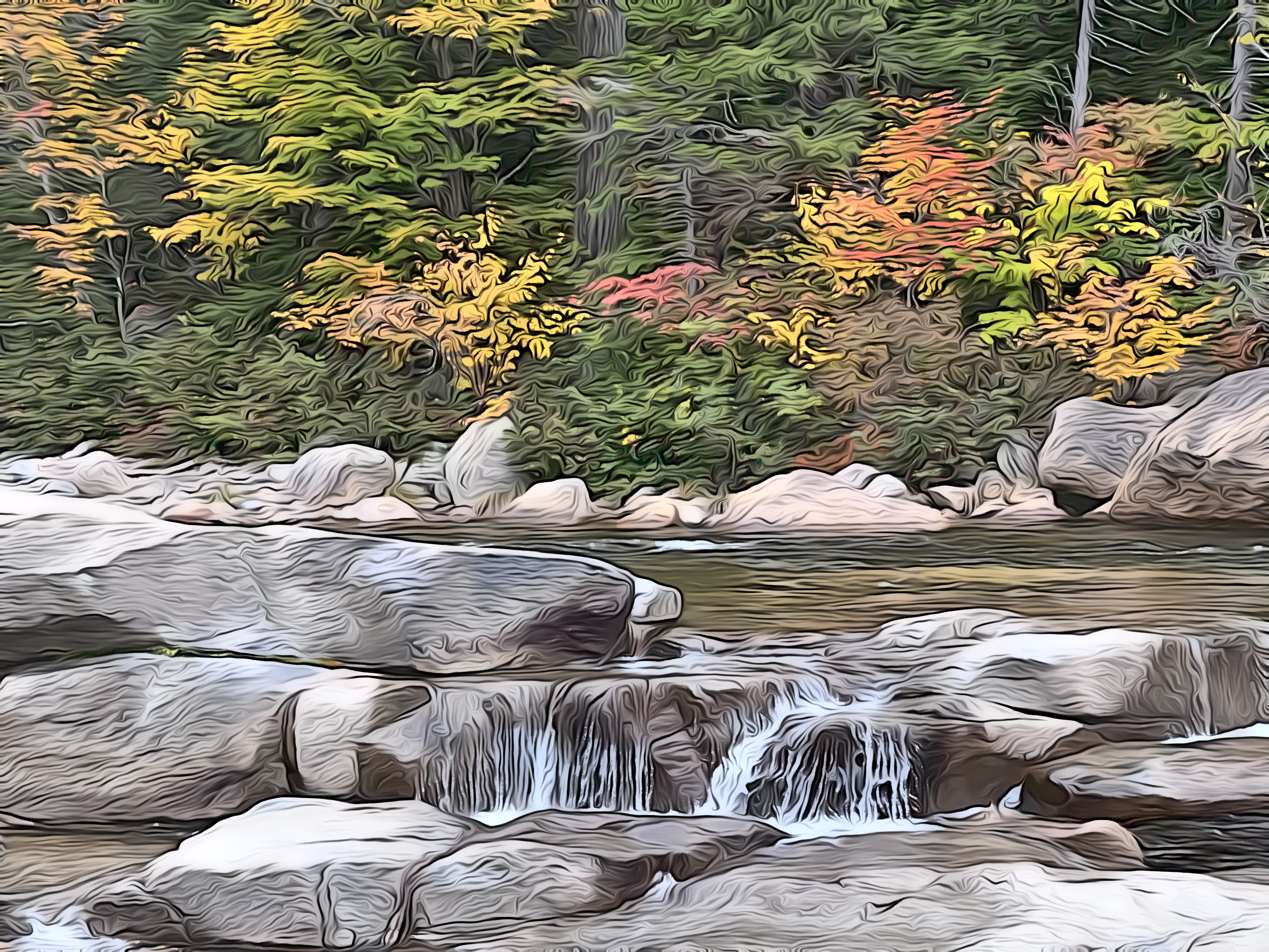 Along the Kanc, White Mountains, New Hampshire