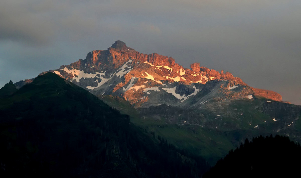 Last sunrays at the Krpf