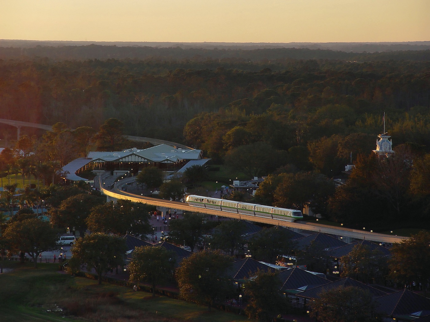 Monorail, from Contemporary roof