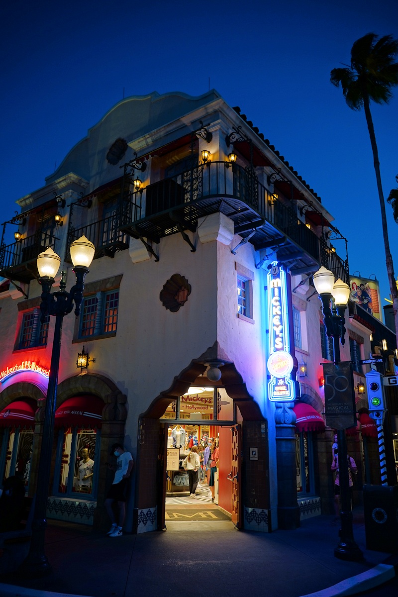 Mickeys of Hollywood at blue hour