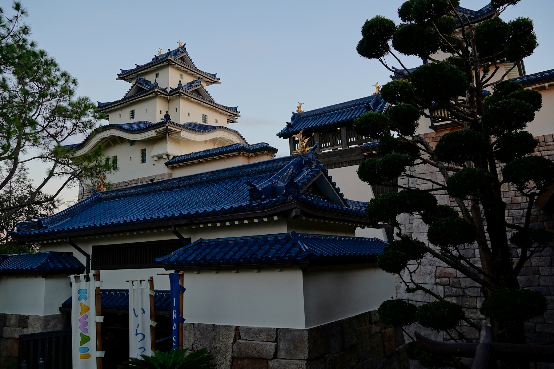 Japan pavilions fortress