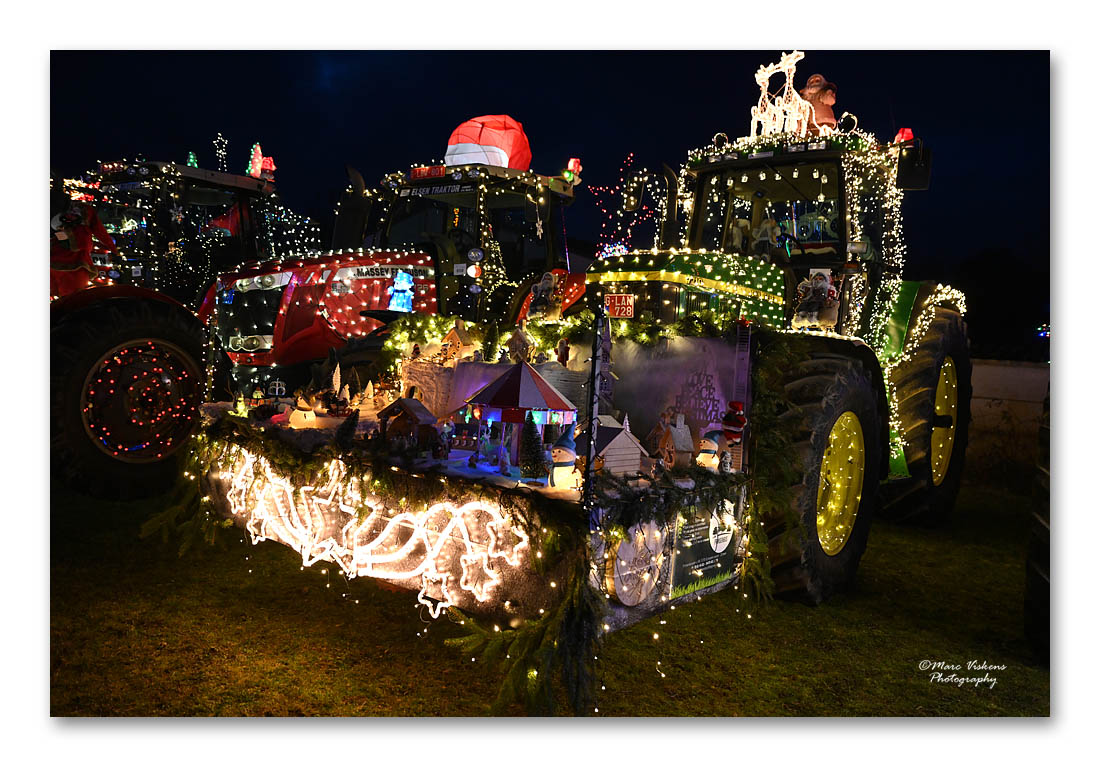 Tractor Kerst Licht Parade Werchter