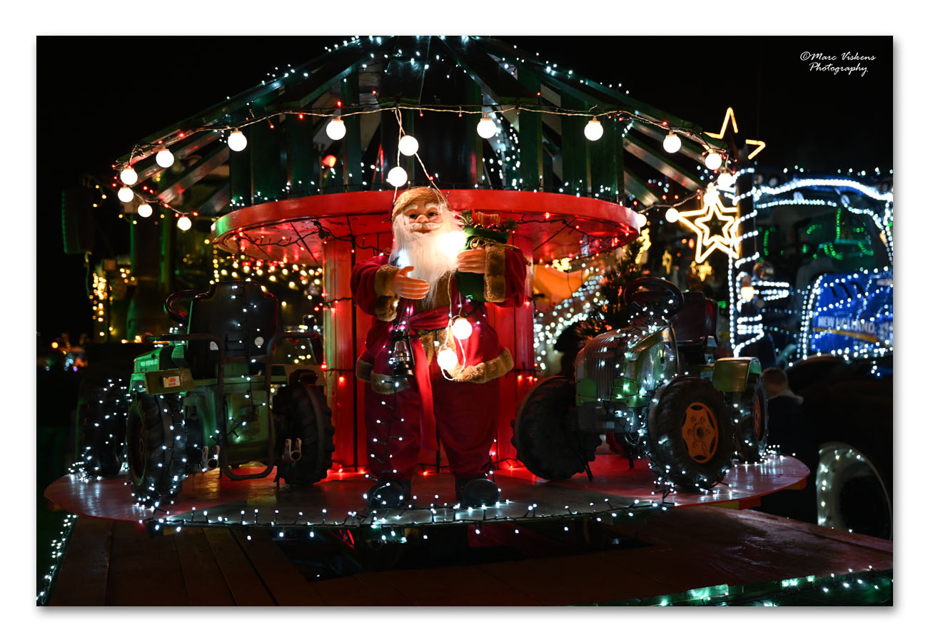 Tractor Kerst Licht Parade Werchter 2019