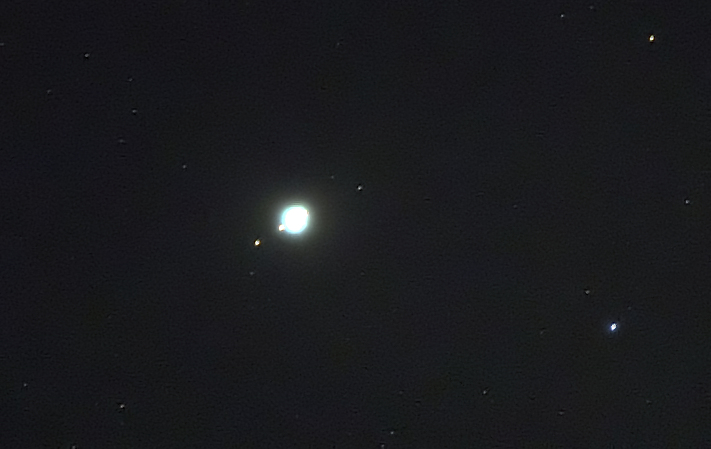 Jupiter with the 4 Galilean Satellites