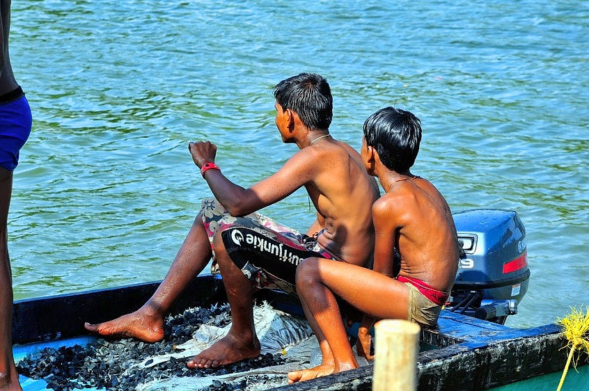 Boys, Playing on a Sunday