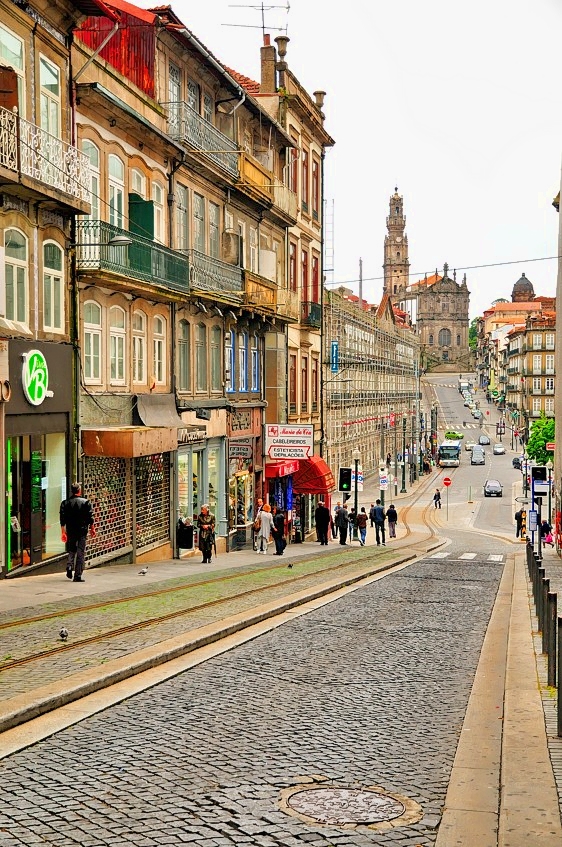 Typical Street, Icon In The Background