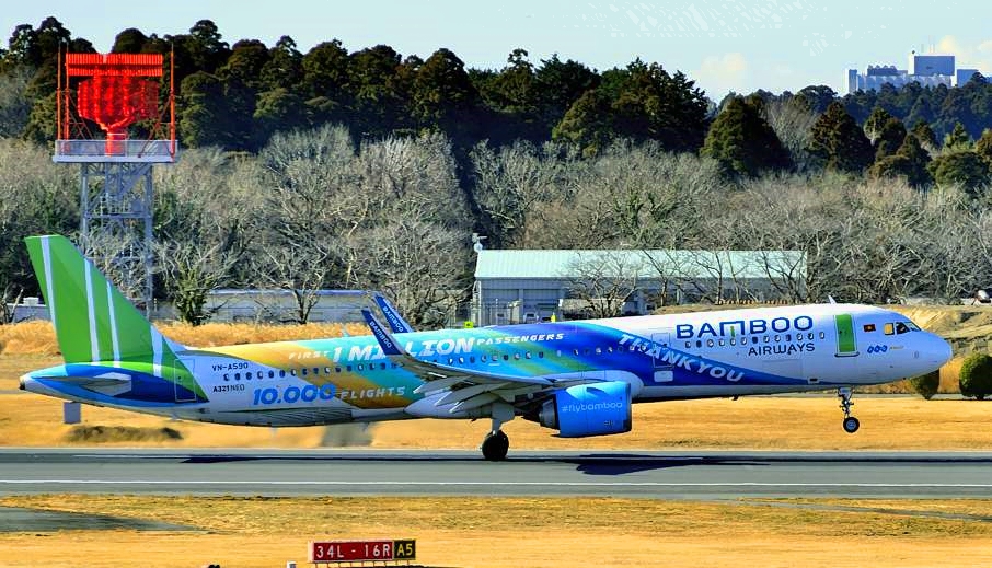 BAMBOO, Airbus A321NEO, VN-A590, TO