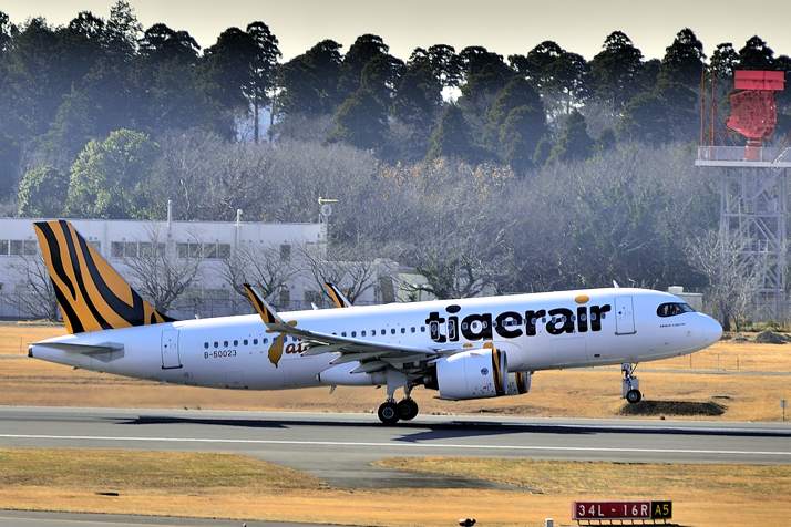 Tigerair Taiwan, Airbus A320 NEO, B-50023, Take Off