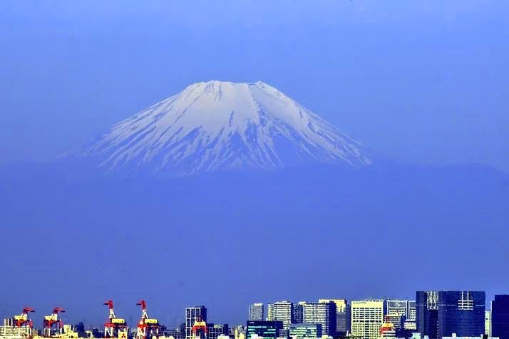 Fuji-San From Chiba, 150Kms Away