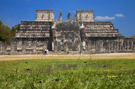Temple of the Warriors Chichen Itza Mexico