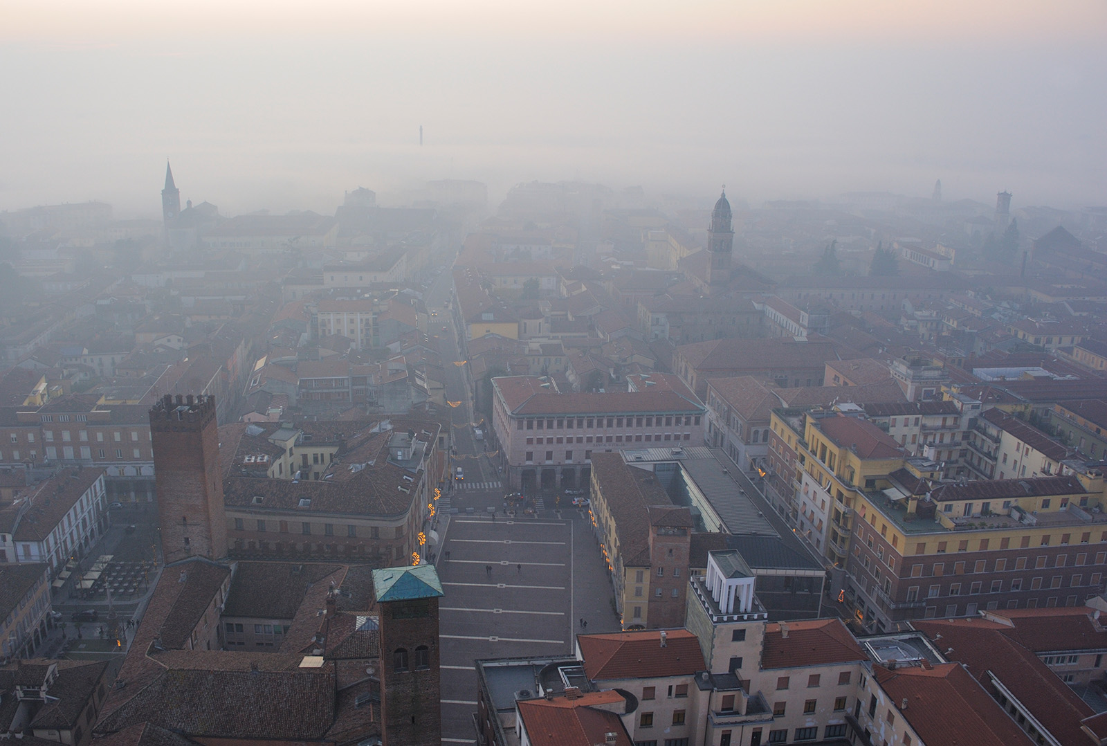 View on old town of Cremona