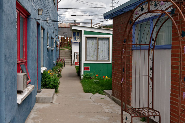 An alley in Leadville