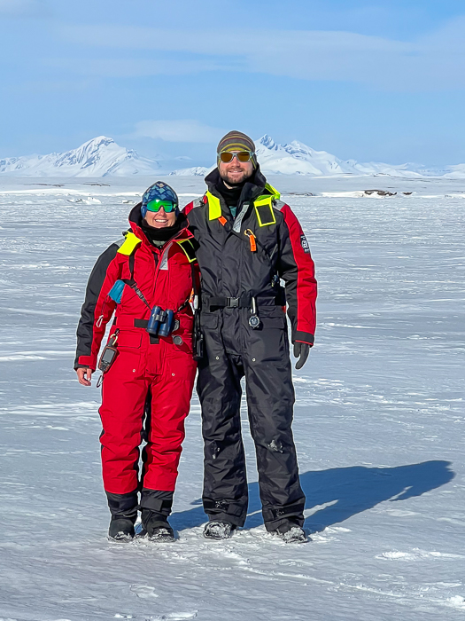 Our guides Ida and Jason