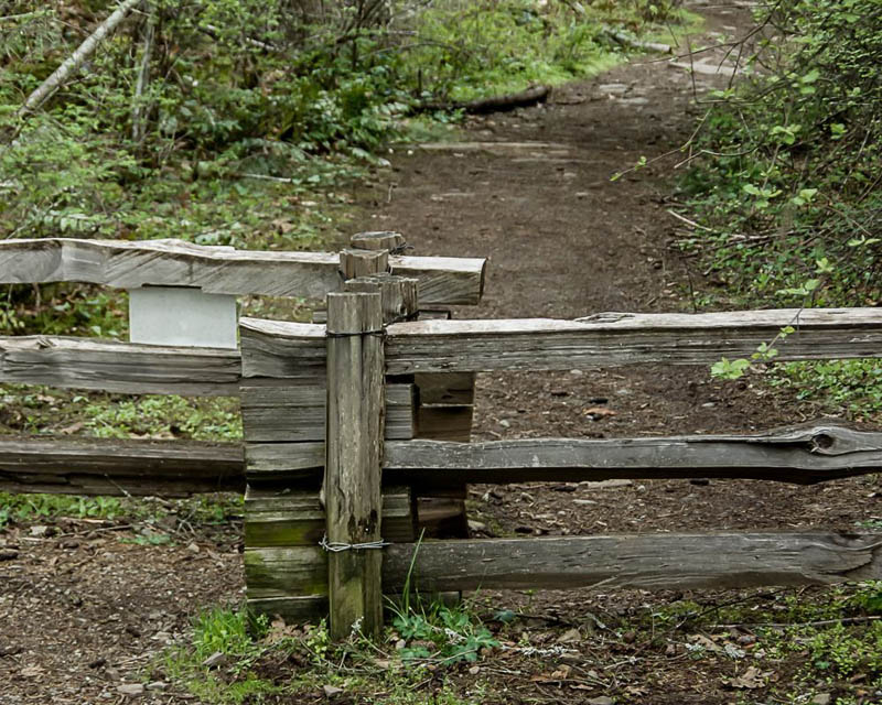 Ed Taje Gateway on trail