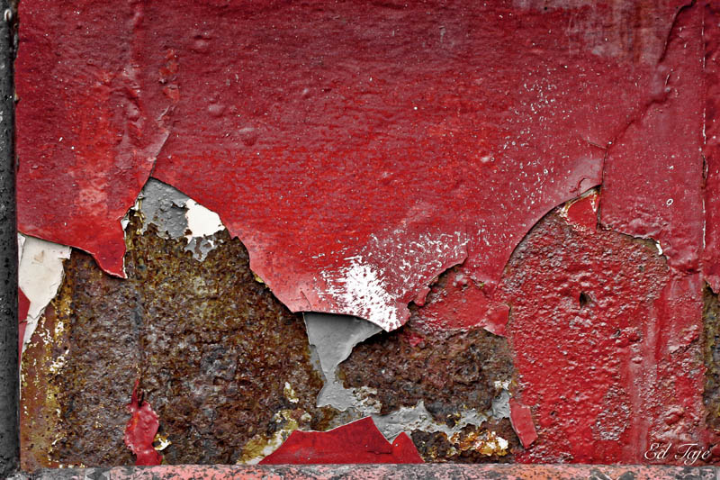 ED Taje Boatside rust,paint peeling