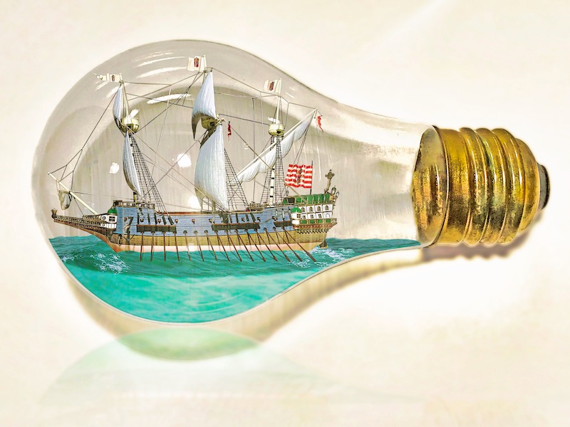 Harvey LubinShip in a Light Bulb