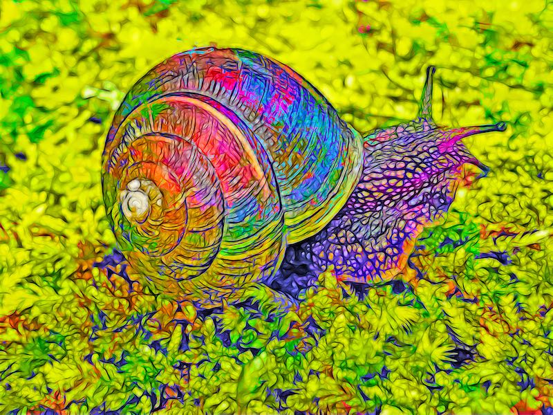 Harvey LubinPsychedelic Snail