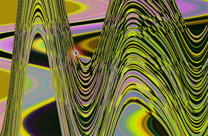 Ed Tajelight and waves abstract