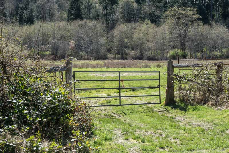 Carl Erland<br>Cowichan Gates and Fences<br>April 2021<br>Farm Field Fence and Gate