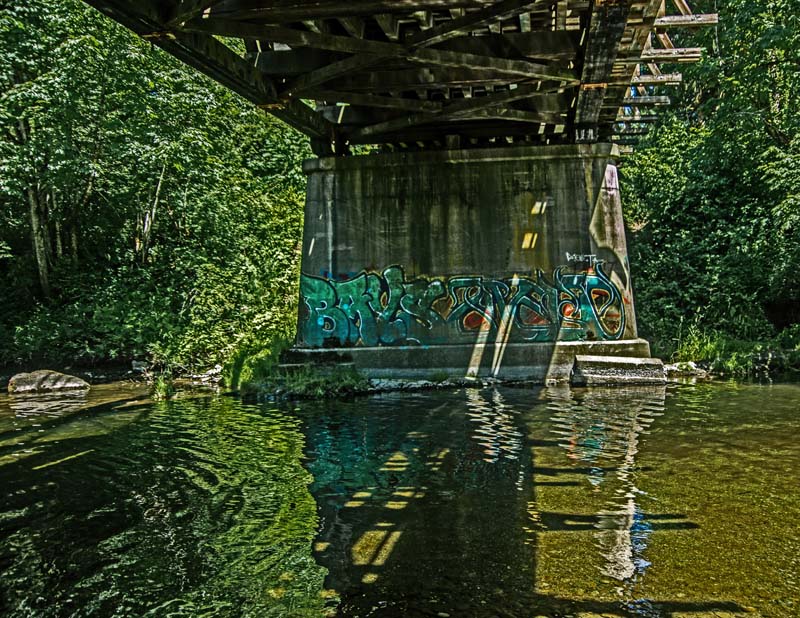 Ed Taje Water Landscapes June 2021Under the Bridge