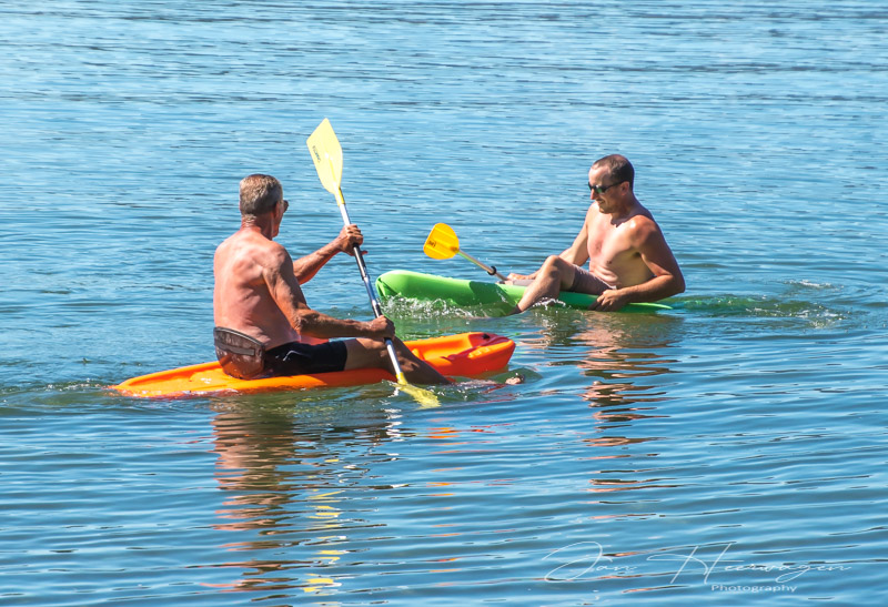 Jan Heerwagen Outdoor Summer Fun - July 2021Battling Kayakers