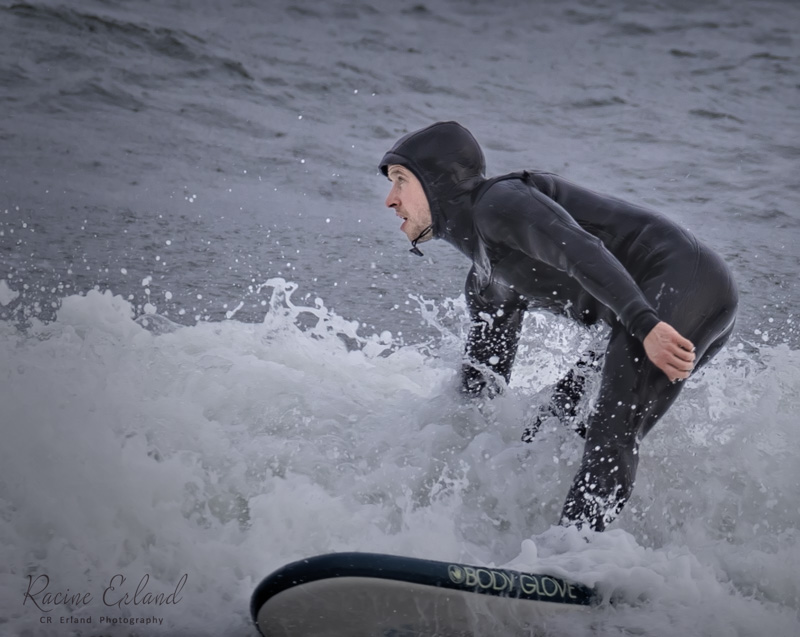 <br>Racine Erland<br>January 2024<br>Winter Surfing
