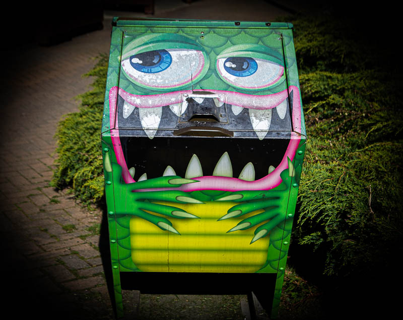 <br>Carl Erland<br>April 2024<br>Garbage Can with an Attitude