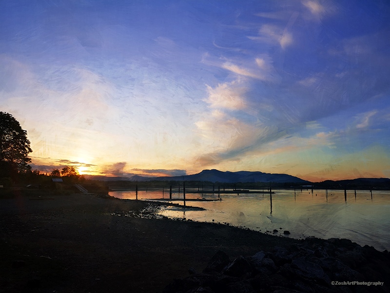 Zosia MillerMay 2024  Cowichan Bay Sunset