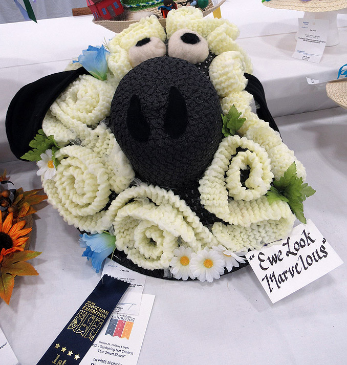Willie HarvieCowichan Exhibition Sept. 12 - 15Garden Hat Winner