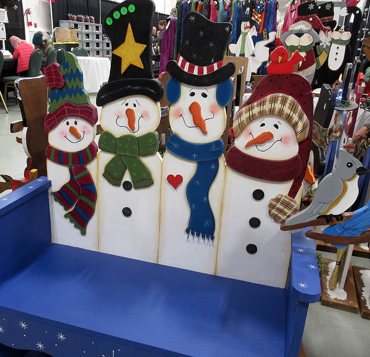Willie HarvieHand of Man - Nov.17 - 30, 2024Snowman Bench