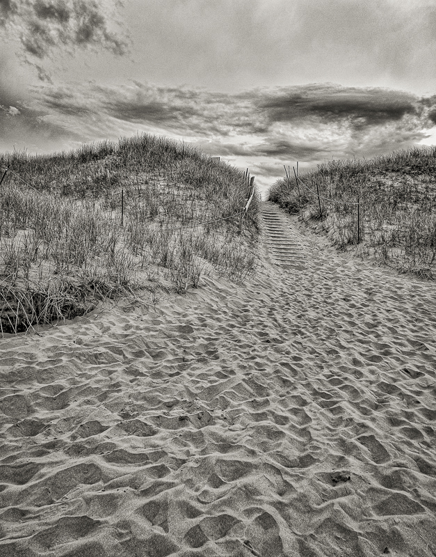 Fin de journe  la plage