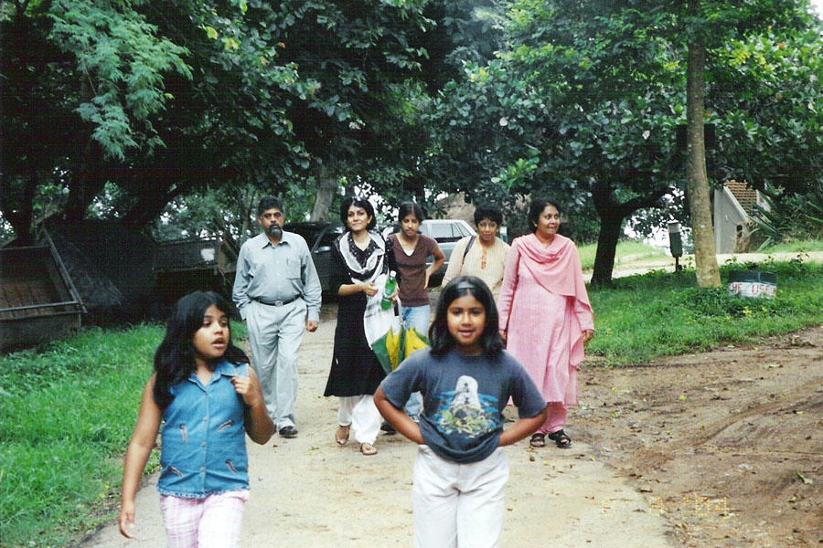 At the Kabini River Lodge