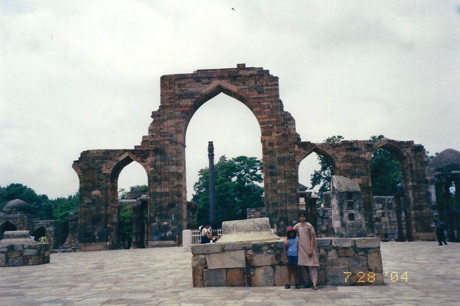 Near the Qutb Minar