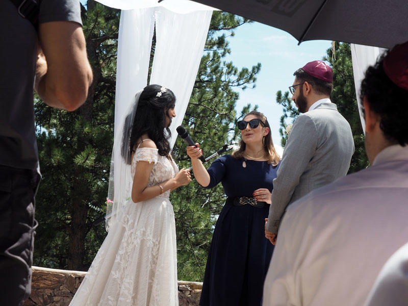 The Jewish wedding ceremony