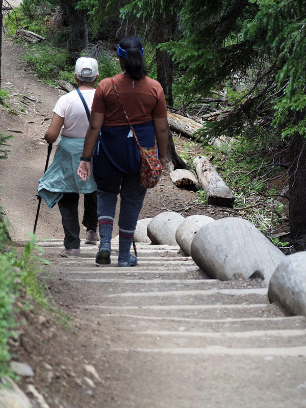 On the walk back to Milner Pass