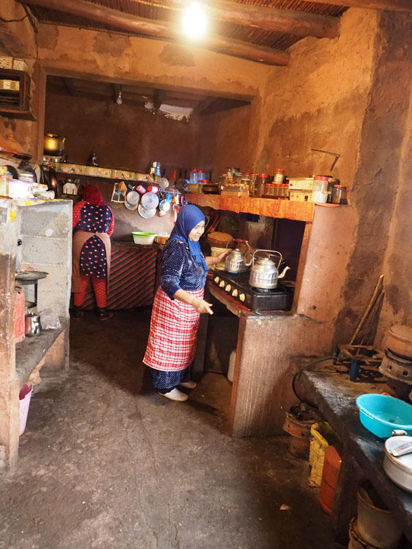 Visiting a Berber home